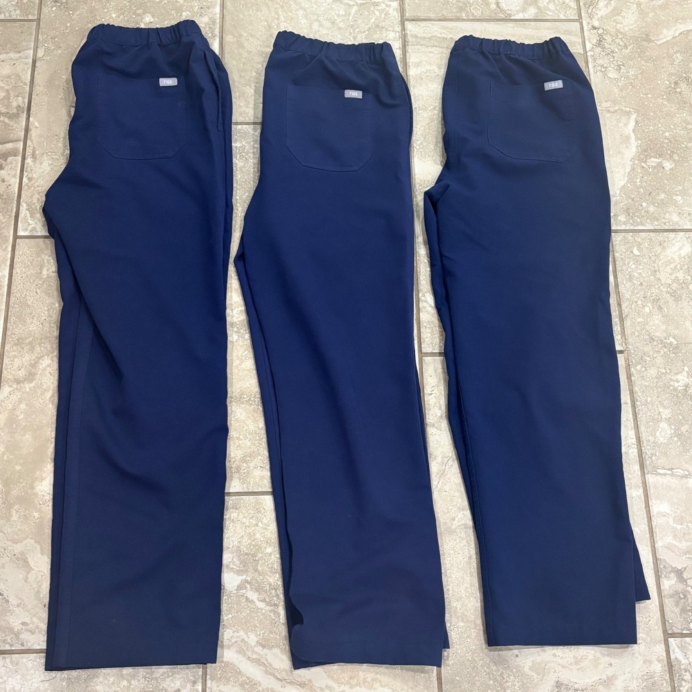 Lot‎ of 3 FIGS Pisco Straight Scrub Pants men Small FM4500